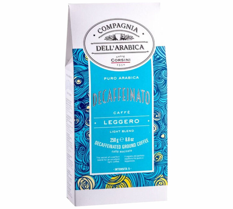 decaf ground coffee corsini