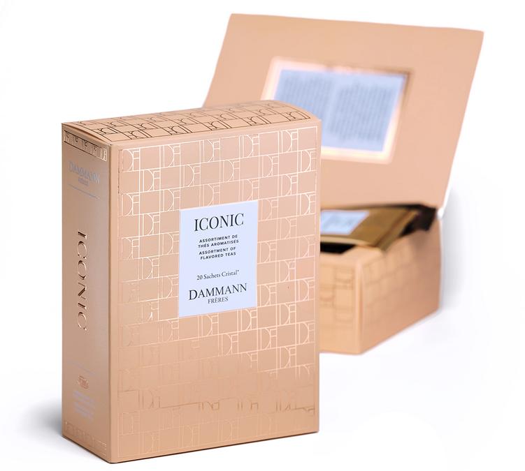 assorted teas dammann freres iconic gift box sachets
