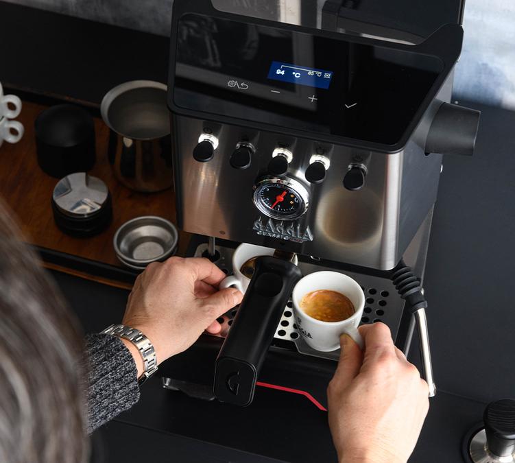 Gaggia Classic GT machine expresso extraction