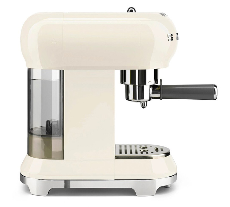 macchina da caffe con percolatore smeg ecf02creu crema