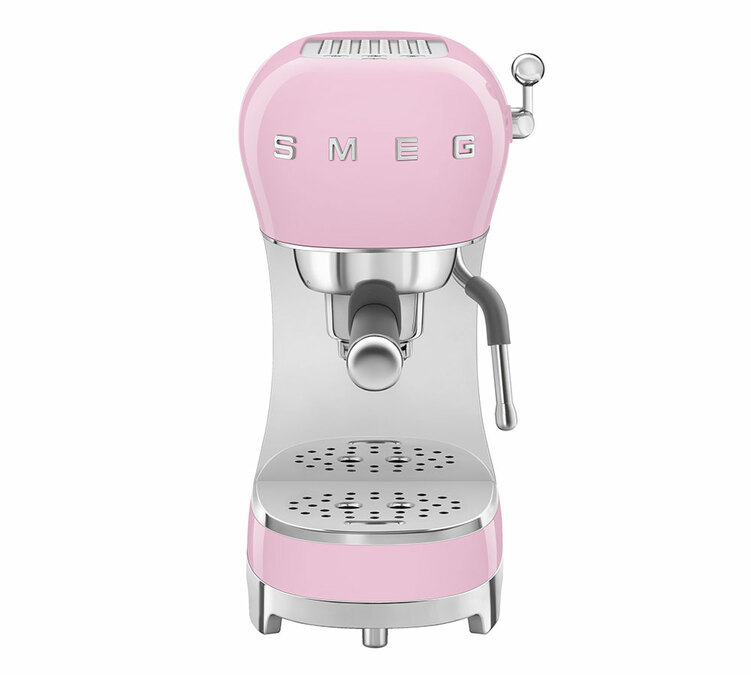Machine expresso SMEG rose ECF02PKEU Ann&eacute;es 50