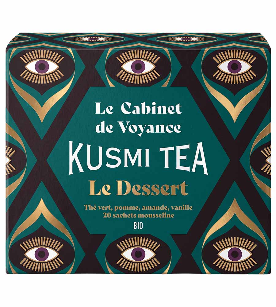 th&eacute; vert le dessert bio kusmi tea en sachet