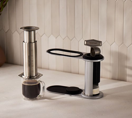 utilisation de l'aeropress steel en inox