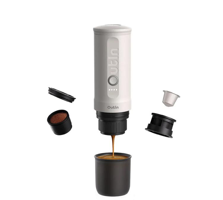 cafeti&egrave;re nomade outin nano portable blanc