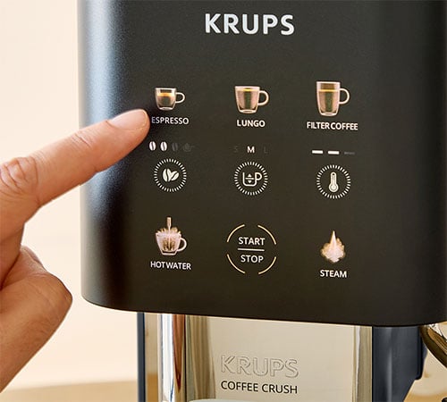 KRUPS Coffee Crush SA404BE1 interface