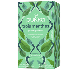 organic three mint pukka 20 tea bags