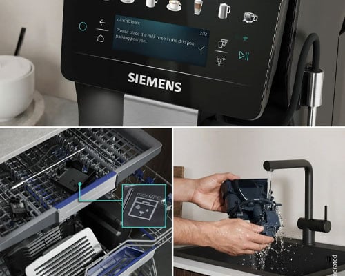 Siemens EQ600 iAroma TP607ET8 etape entretien