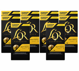 capsule compatible nespresso lor espresso lungo mattinata x100