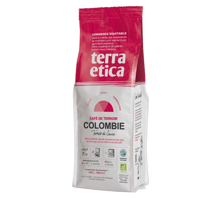 cafe moulu terra etica colombie 250g