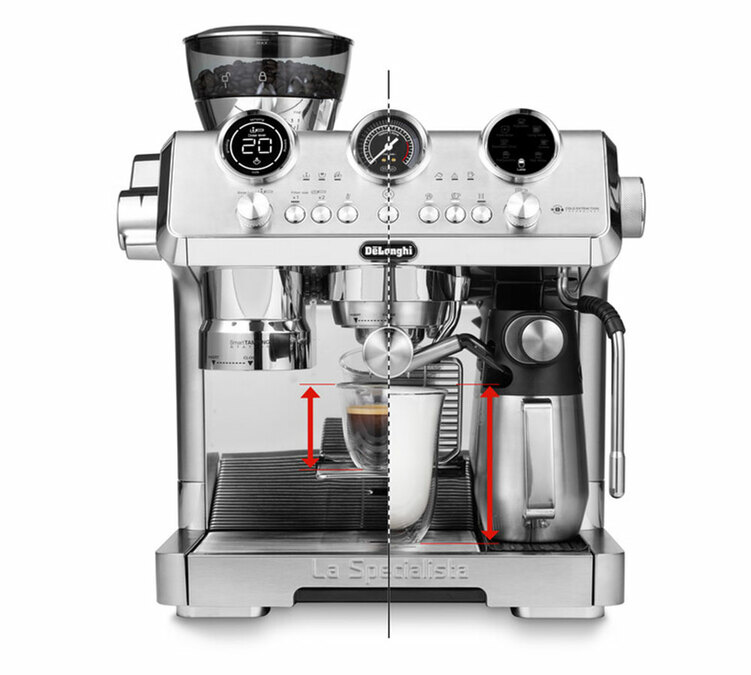 machine expresso Delonghi La Specialista Maestro avec carafe &agrave; lait