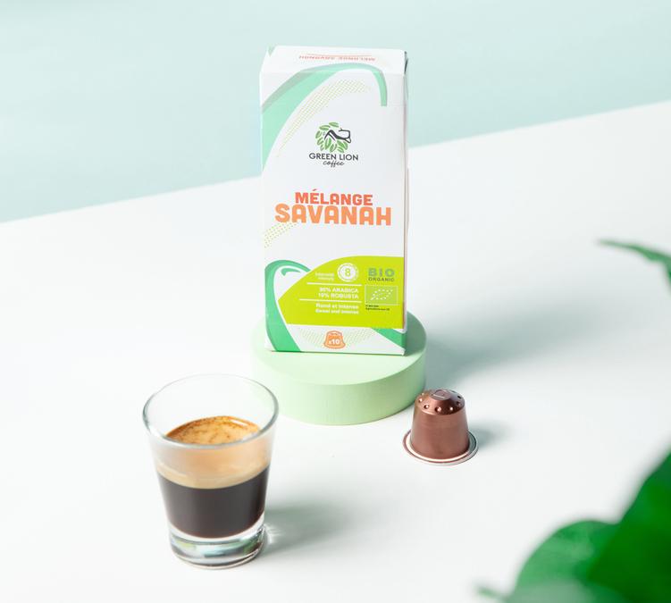Savanah Blend organic nespresso coffee pods
