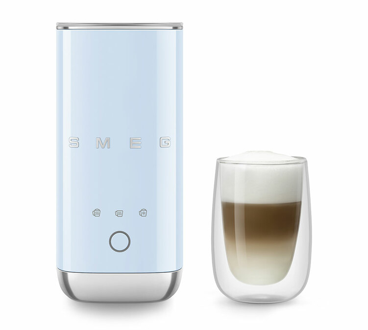 mousseur lait smeg couleur bleu