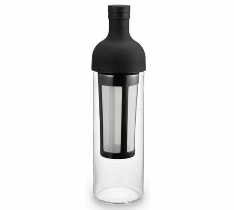 HARIO Bottiglia con filtro per cold brew nero