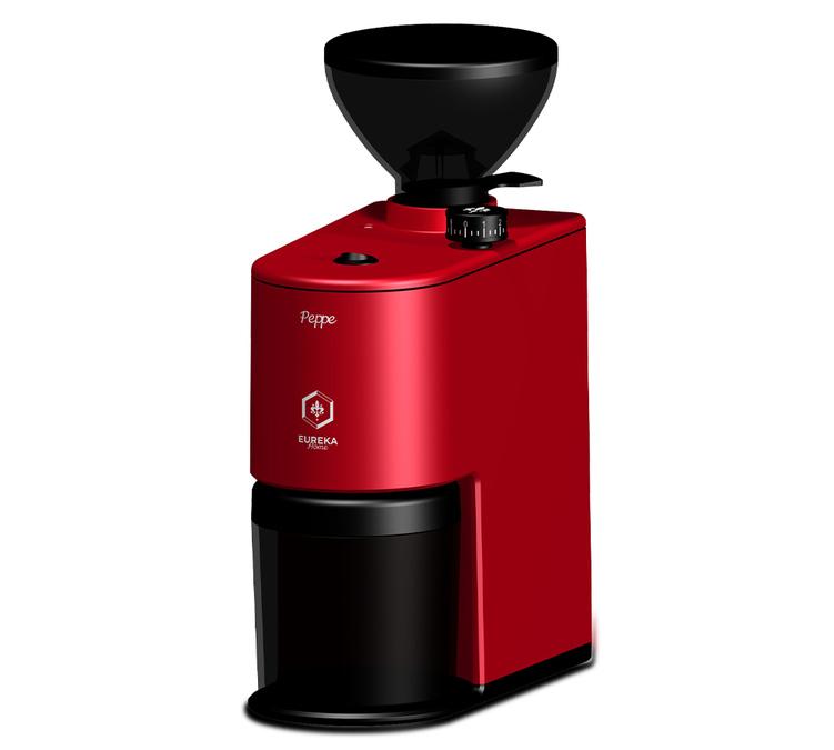 Moulin &agrave; caf&eacute; &eacute;lectrique eureka home peppe rouge