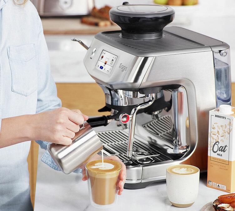 macchina semi automatica macchina sage barista touch Impress inox nero ses882bst4feu1