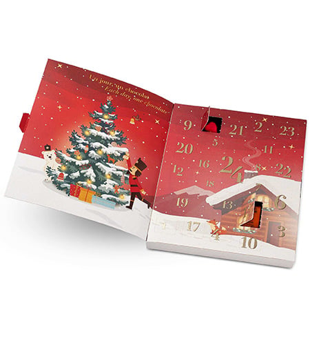composition et ingredients calendrier de lavent chocolat cafe tasse