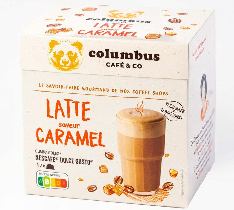 A Caramel Latte Crafted by Columbus Caf&eacute;