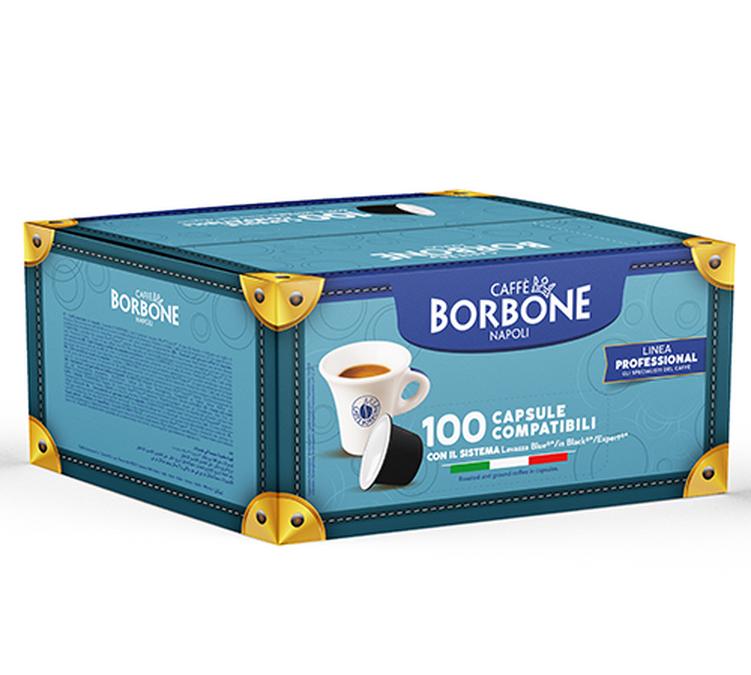 schachtel caffe borbone kapsel lavazza blue