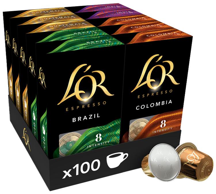 pack of 100 Nespresso compatible pods