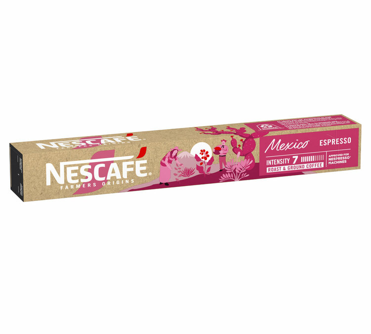 nespresso compatible coffee capsules nescafe farmers origins mexico 10