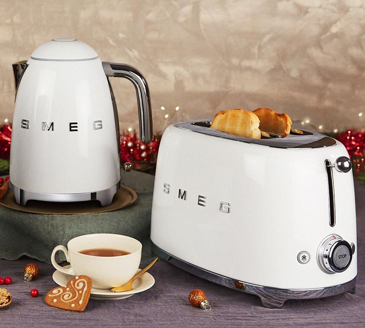 grille pain smeg blanc vernis