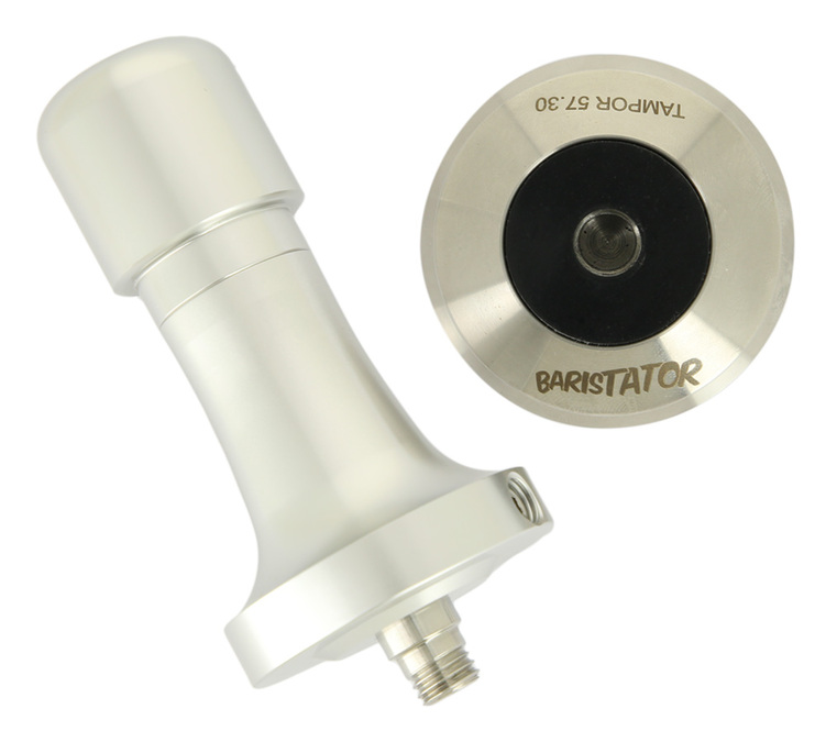 Tamper dynamom&eacute;trique 57.3 mm Baristator acier inoxydable