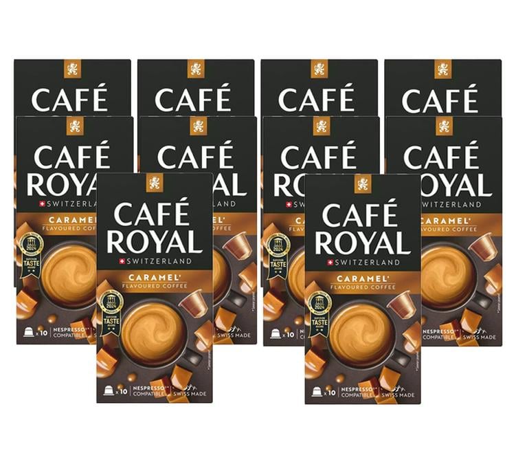lot de capsule compatible nespresso cafe royal x100