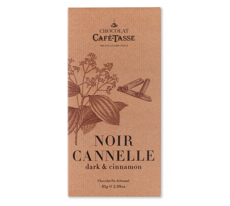 A Dark Chocolate Bar Flavoured With Cinnamon Cafe Tasse