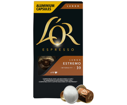 nespresso compatible capsule lor espresso lungo estremo 10