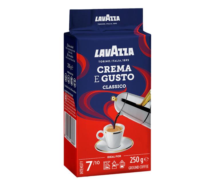 Lavazza crema e gusto 250g gemahlener kaffee