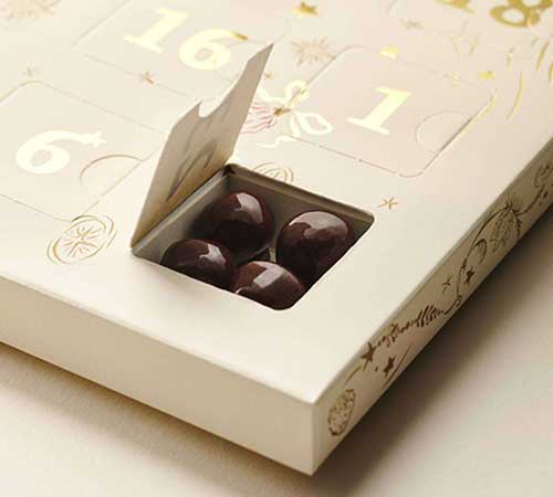 ingredient calendrier de lavent chocolat valrhona