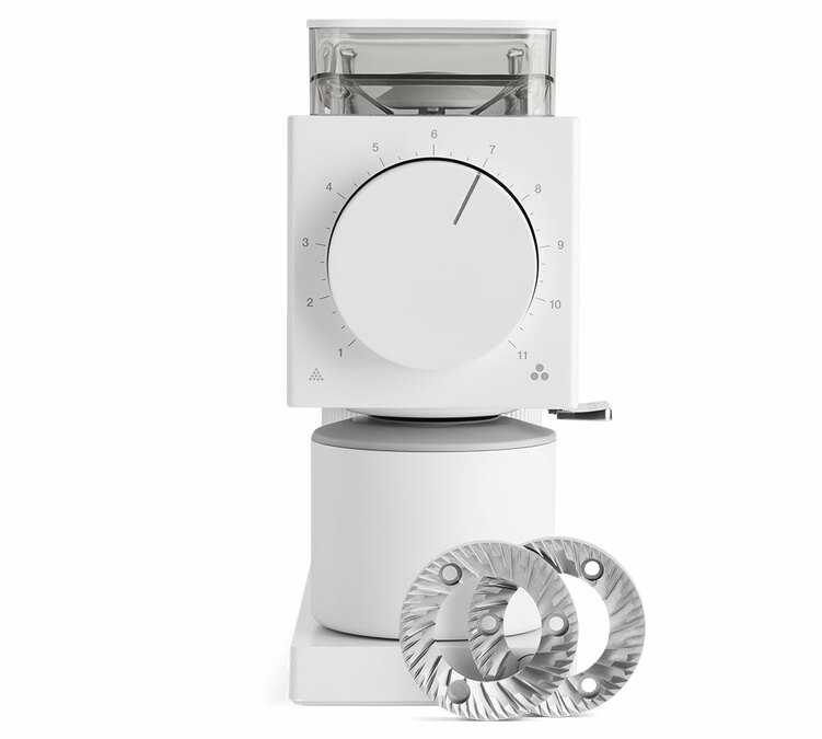 Moulin &agrave; caf&eacute; FELLOW Ode Brew Grinder Gen 2 blanc