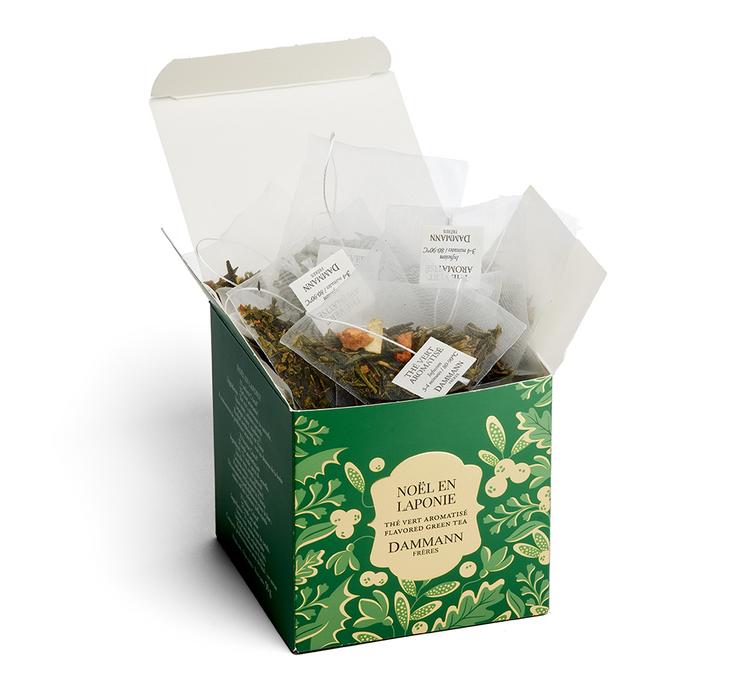 green christmas tea lapland dammann freres sachets