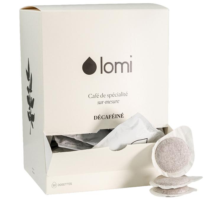 dosettes ese decafeine cafe lomi espresso doux sans cafeine