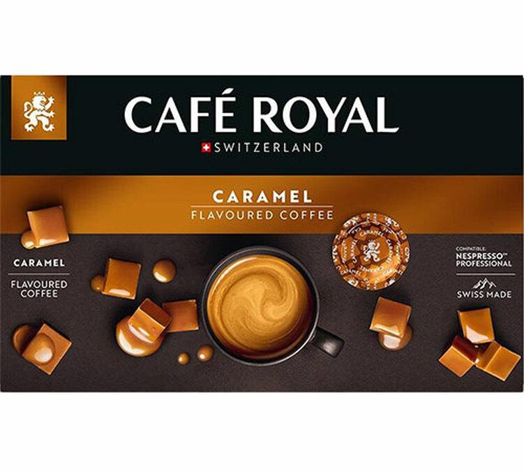 capsule nespresso pro compatible cafe royal caramel x10