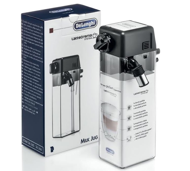 delonghi latte crema milk jug