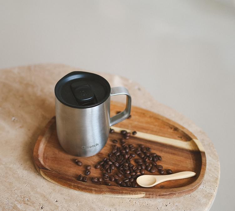 mug isotherme inox brosse qwetch