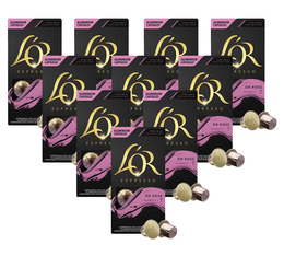 or rose espresso 100 capsules nespresso