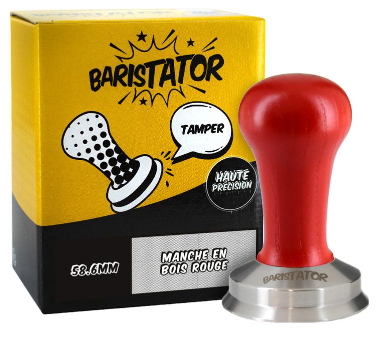 Baristator Tamper 58.6mm Bois Rouge