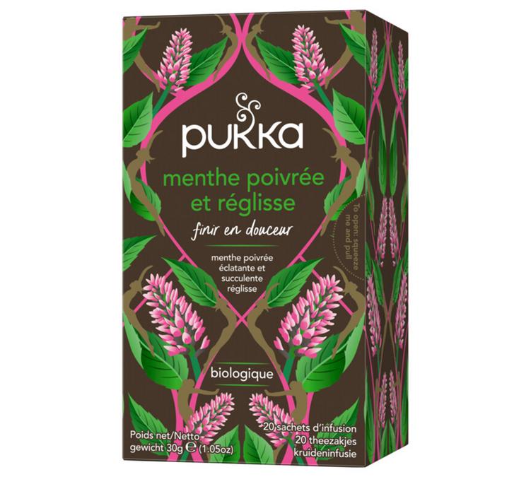the menthe poivree et reglisse pukka