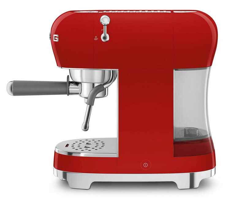 macchina da caffe manuale smeg ecf02rdeu nera