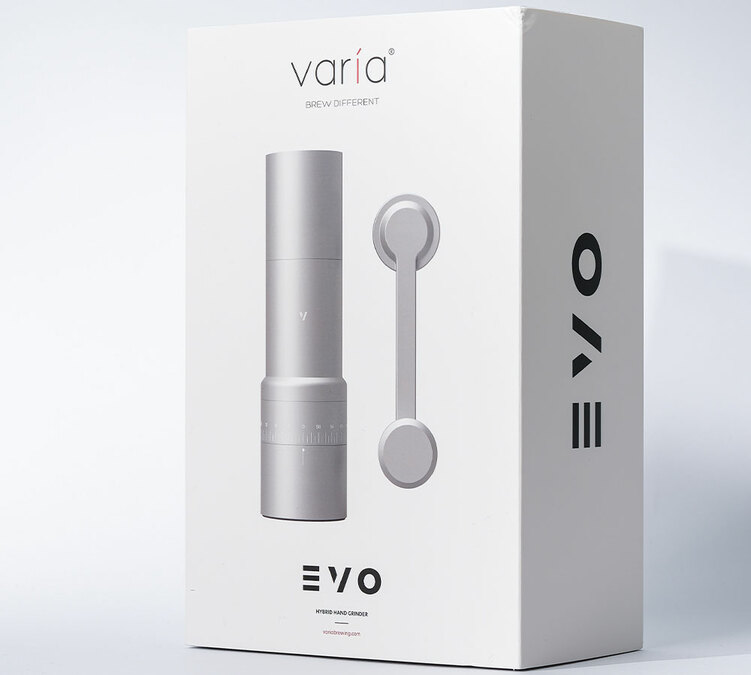 Moulin &agrave; caf&eacute; VARIA EVO HYBRID argent