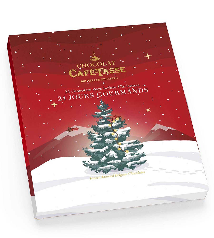 calendrier chocolat caffe tasse 2026