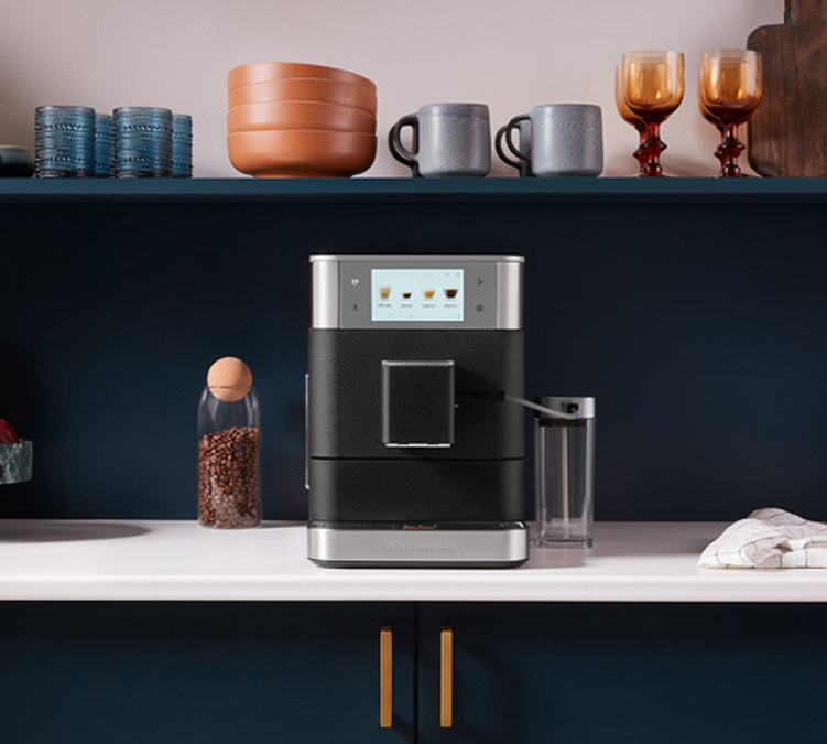 Kf8 kitchenaid design noir truffe