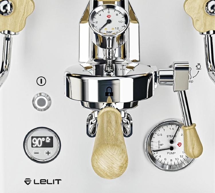 LELIT PL162T-EUCW Bianca macchina caffe con percolatore