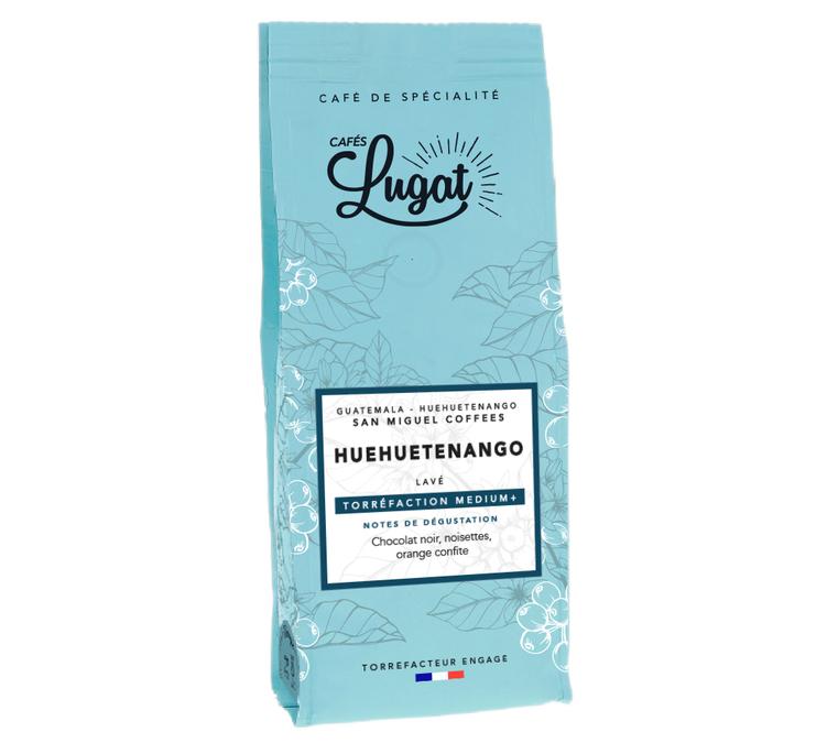 cafe moulu cafes lugat guatemala huehuetenango pour cafeti&egrave;re italienne 250g