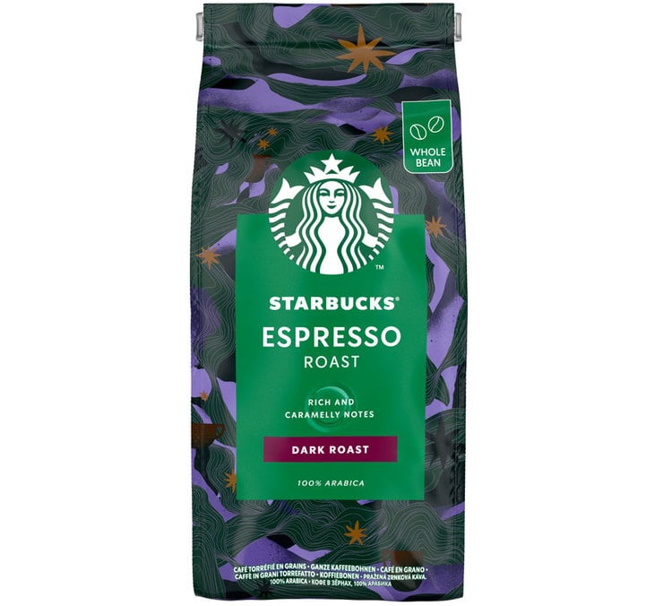 caff&egrave; in grani Starbucks espresso Roast