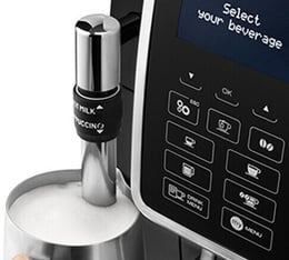 Machine &agrave; caf&eacute; &agrave; grain DeLonghi Dinamica 3535.B boissons lactees