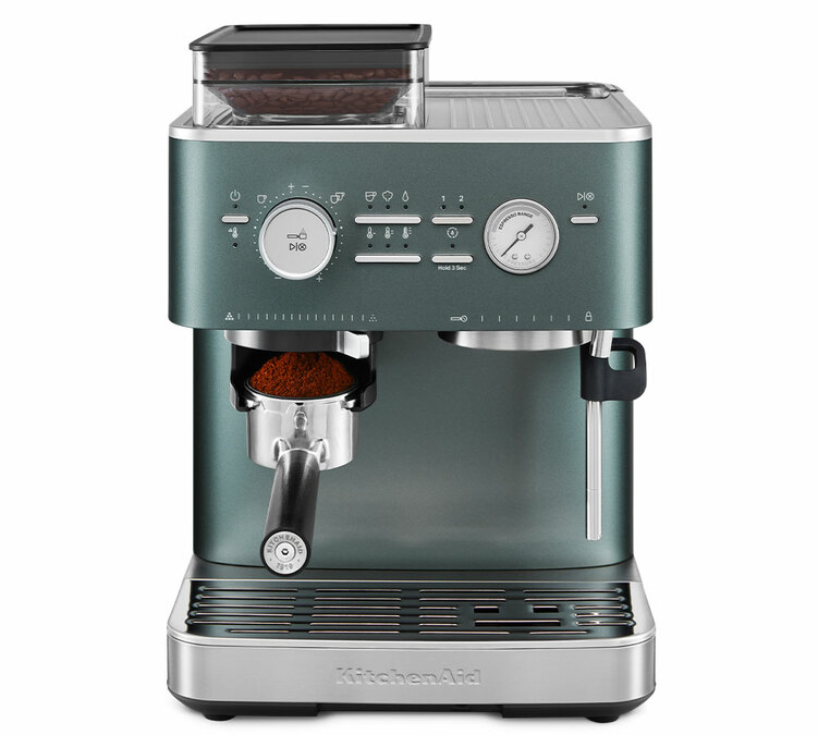 comandi macchina da caffe kitchenaid semi automatica verde jupiner