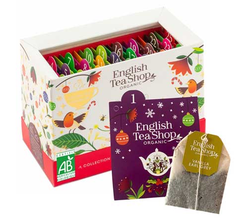 packaging calendrier noel the english tea shop